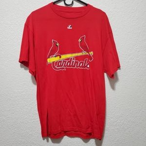 •Majestic St. Louis Cardinals #4 Molina Graphic tee 🔴⚾️